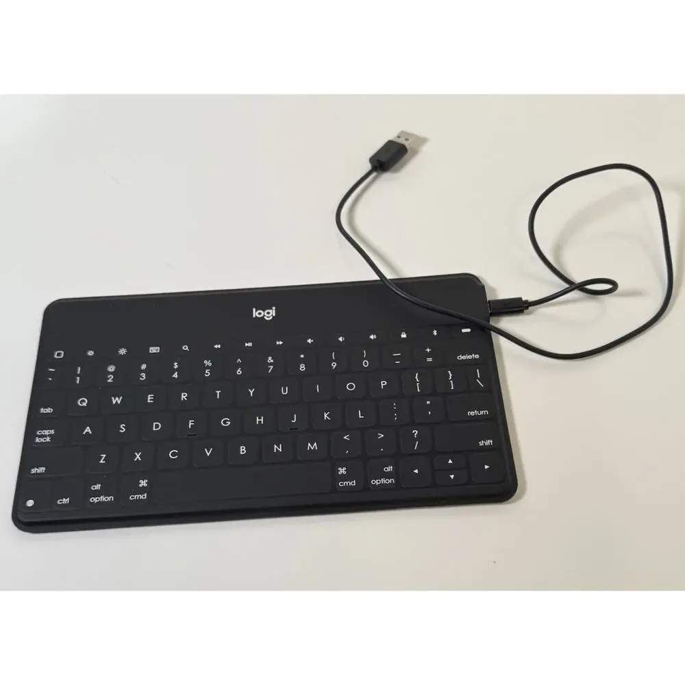 Logitech Keys-to-Go Ultra Slim Keyboard, Black, 81-08
